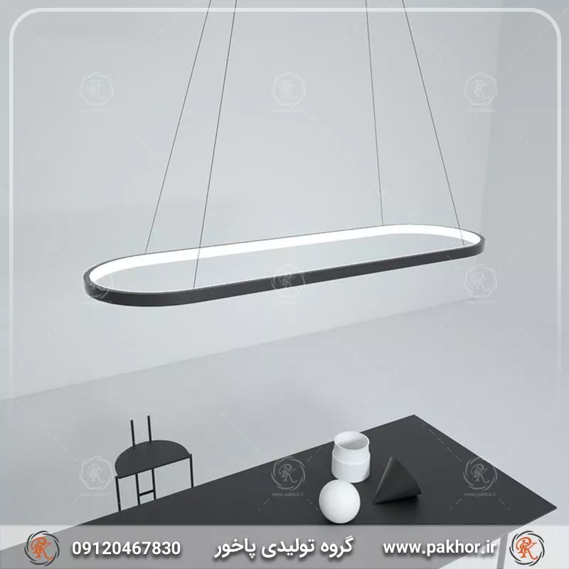 با لوستر آویز بیضی نور را به کانون توجه تبدیل کنید
